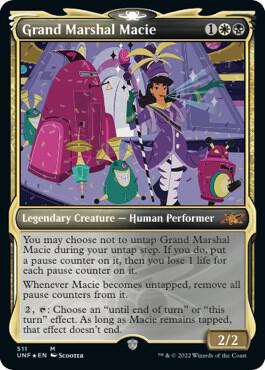 Grand Marshal Macie (Showcase) (Galaxy Foil) 511 card from Unfinity