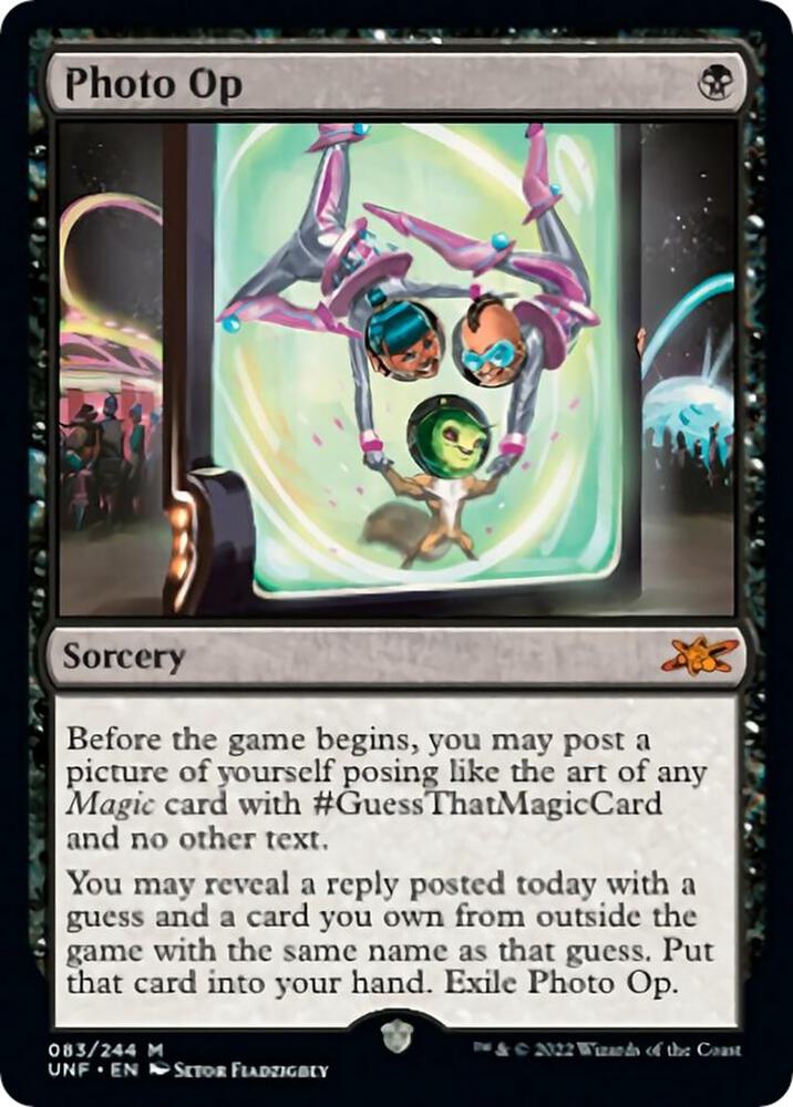 Photo Op 83 card from Unfinity