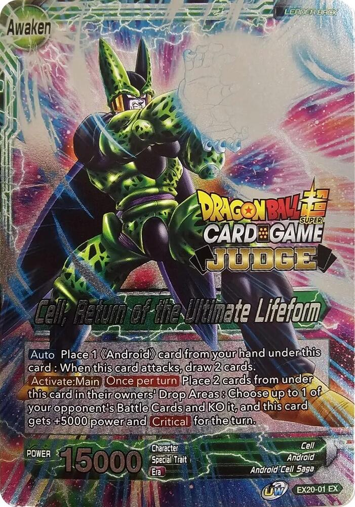 Cell // Cell, Return of the Ultimate Lifeform (Judge Pack Vol.12) EX20-01 card from Tournament Promotion Cards