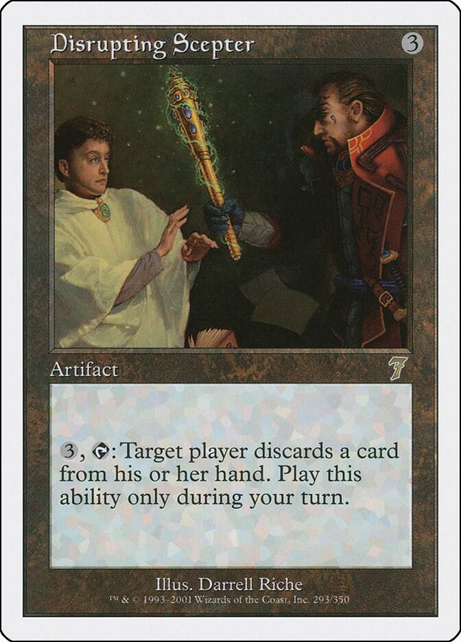 Disrupting Scepter 293 card from 7th Edition