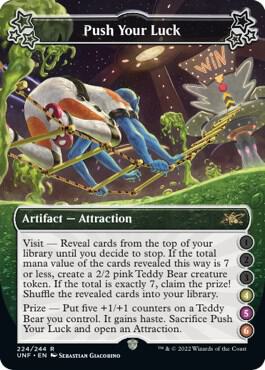 Push Your Luck (4-5-6) 224 card from Unfinity