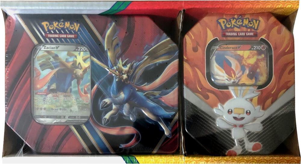 Legends of Galar Tin + Galar Partners Tin 2-pack [Zacian V/Cinderace V] (Retail Exclusive) card from SWSH01: Sword & Shield Base Set