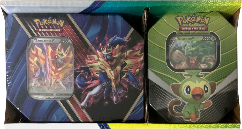 Legends of Galar Tin + Galar Partners Tin 2-pack [Zamazenta V/Rillaboom V] (Retail Exclusive) card from SWSH01: Sword & Shield Base Set