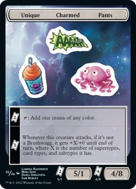 Unique Charmed Pants 38 card from Unfinity
