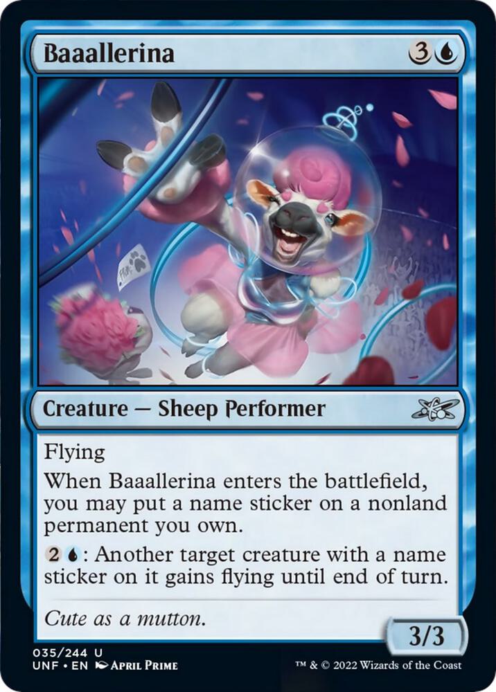 Baaallerina 35 card from Unfinity