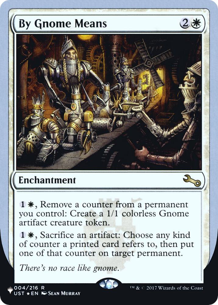 By Gnome Means 004/216 card from The List Reprints