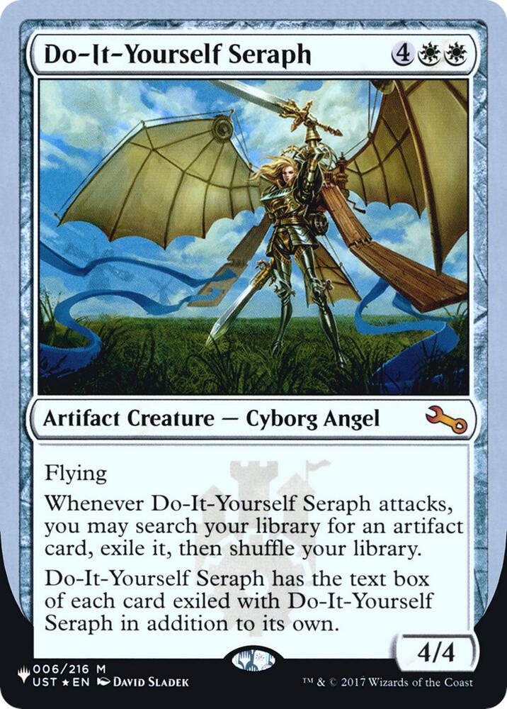 Do-It-Yourself Seraph 006/216 card from The List Reprints