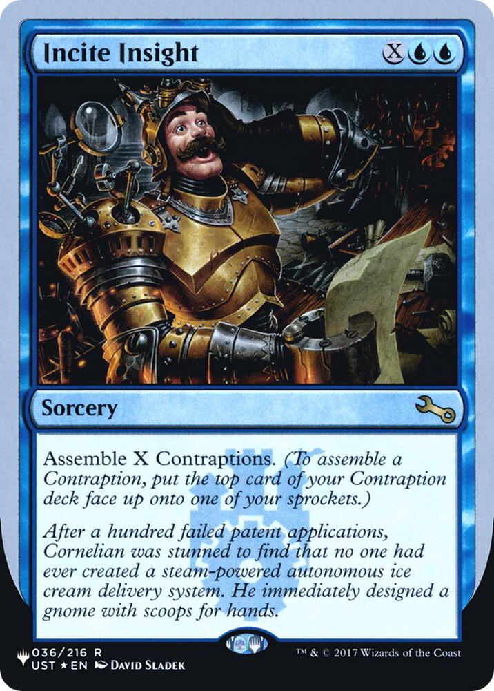 Incite Insight 036/216 card from The List Reprints