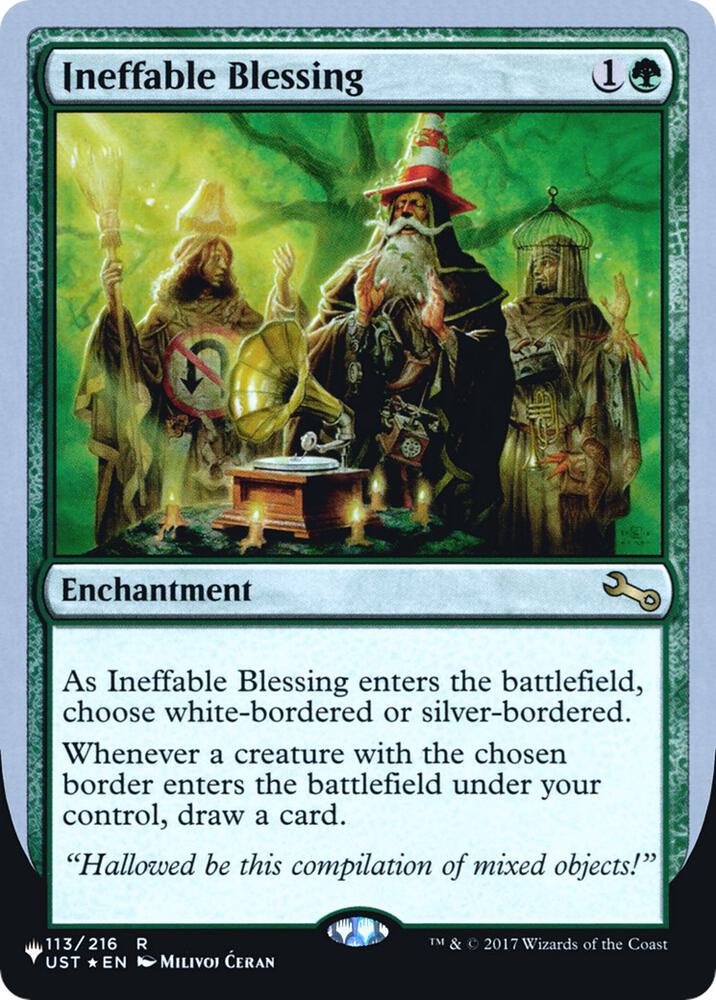 Ineffable Blessing (C) 113/216 card from The List Reprints