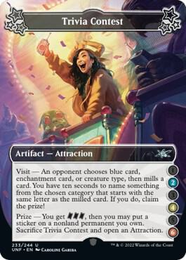 Trivia Contest (2-4-6) 233 card from Unfinity