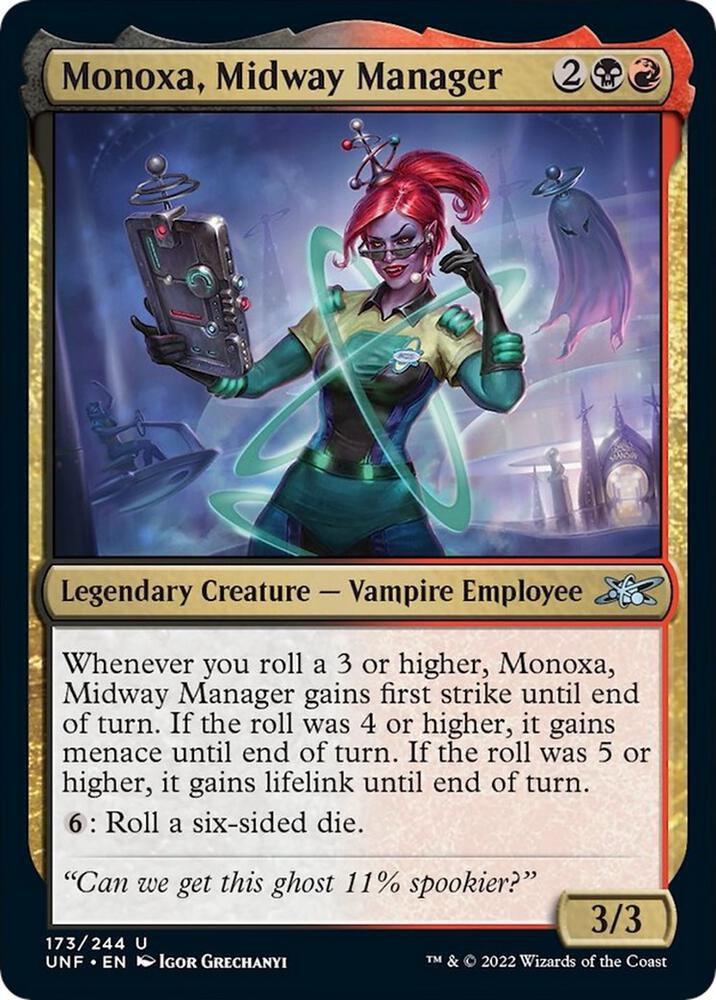 Monoxa, Midway Manager 173 card from Unfinity