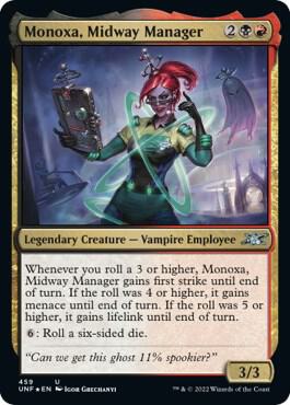 Monoxa, Midway Manager (Galaxy Foil) 459 card from Unfinity