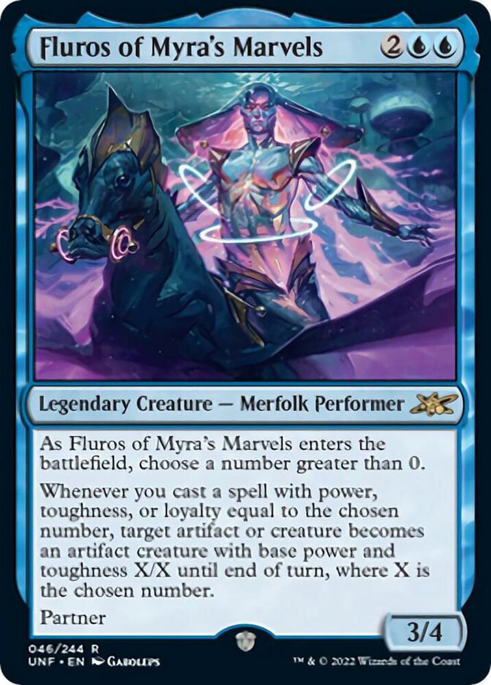 Fluros of Myra's Marvels 46 card from Unfinity