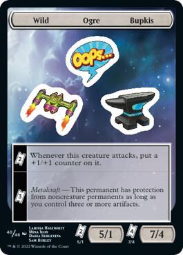 Wild Ogre Bupkis 40 card from Unfinity