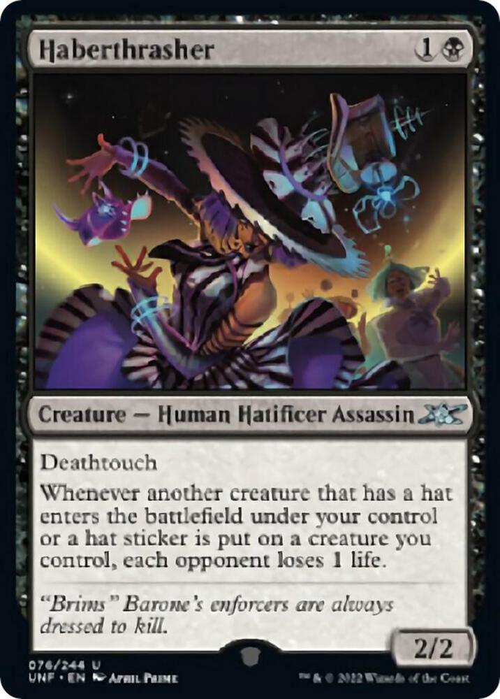 Haberthrasher 76 card from Unfinity