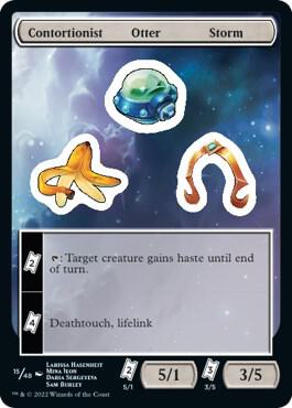 Contortionist Otter Storm 15 card from Unfinity