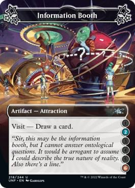 Information Booth (2-6) 218 card from Unfinity