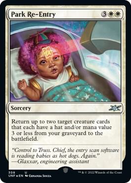 Park Re-Entry (Galaxy Foil) 308 card from Unfinity