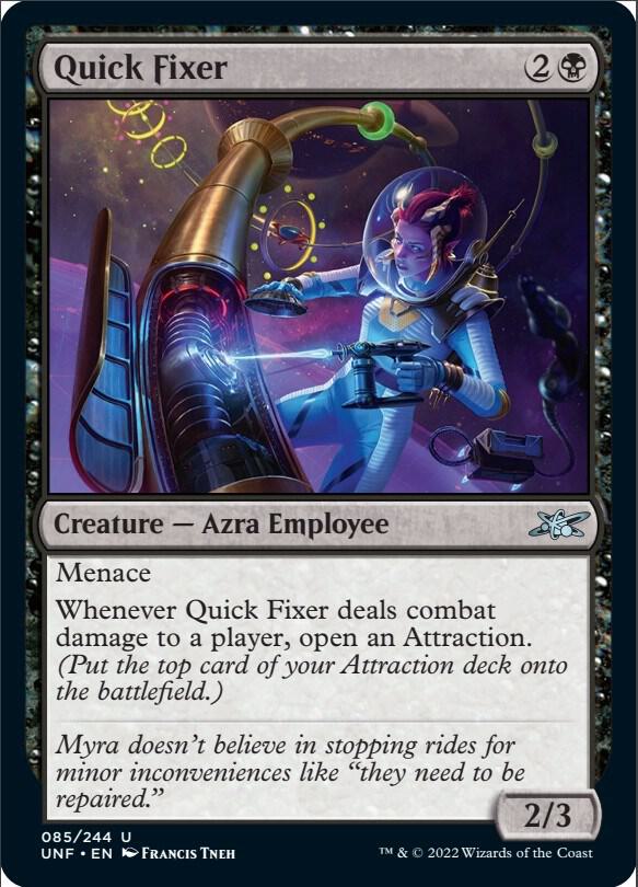 Quick Fixer 85 card from Unfinity