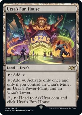 Urza's Fun House 199 card from Unfinity