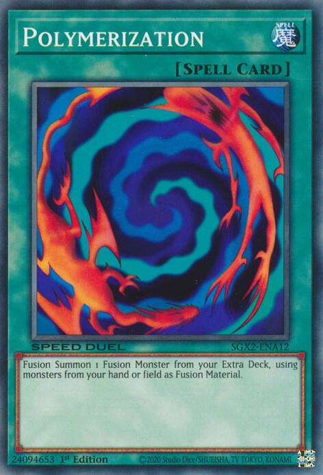 Polymerization SGX2-ENA12 card from Speed Duel GX: Midterm Paradox