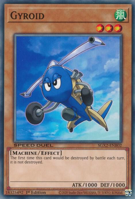Gyroid SGX2-ENB02 card from Speed Duel GX: Midterm Paradox