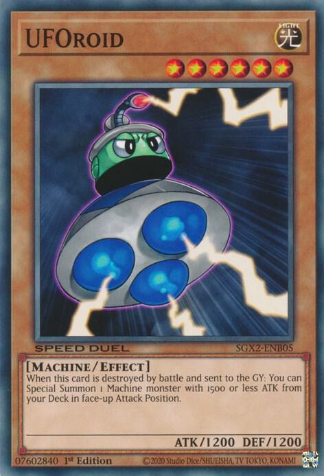UFOroid SGX2-ENB05 card from Speed Duel GX: Midterm Paradox