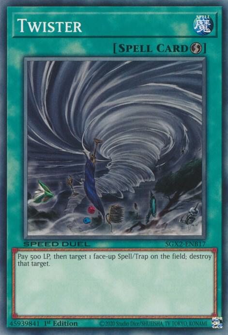 Twister SGX2-ENB17 card from Speed Duel GX: Midterm Paradox