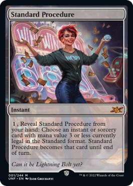 Standard Procedure 1 card from Unfinity