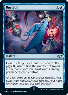 Busted! (Galaxy Foil) 327 card from Unfinity