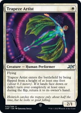 Trapeze Artist 32 card from Unfinity