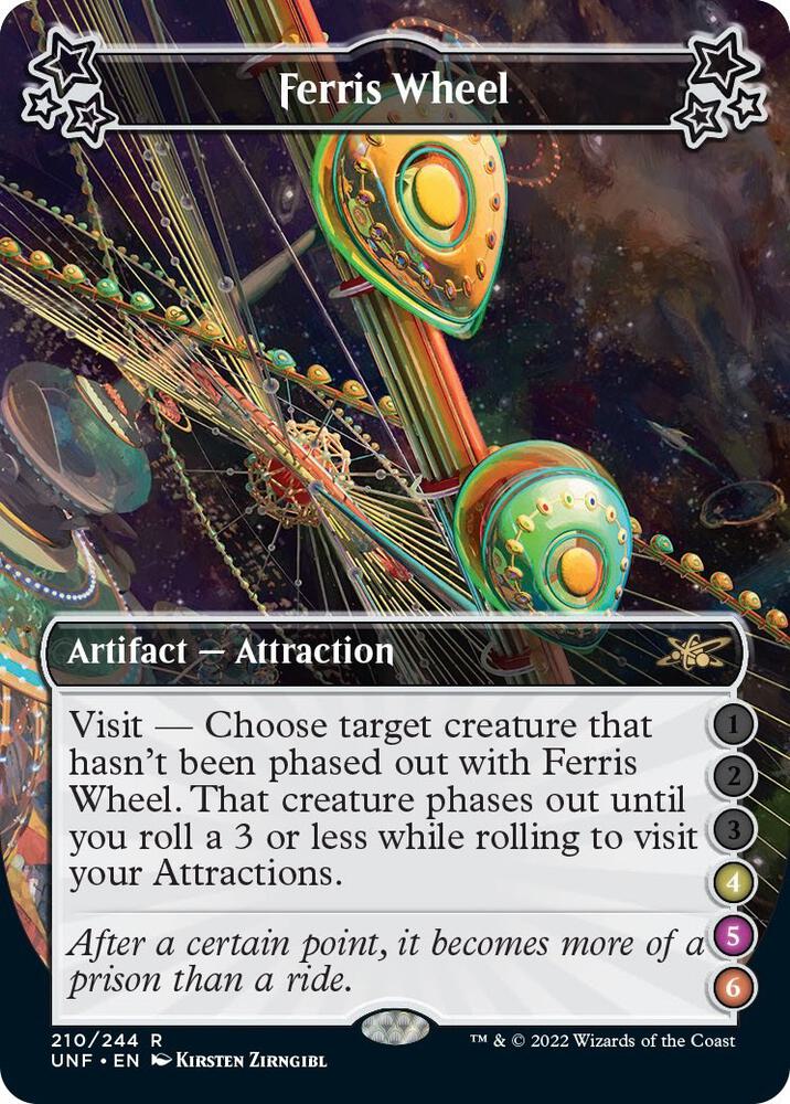 Ferris Wheel (4-5-6) 210 card from Unfinity