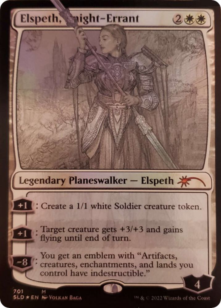 Elspeth, Knight-Errant (Sketch Showcase) 701 card from Secret Lair Drop Series
