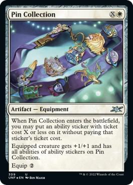 Pin Collection (Galaxy Foil) 309 card from Unfinity