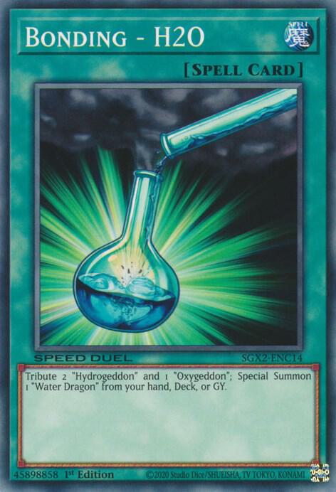 Bonding - H2O SGX2-ENC14 card from Speed Duel GX: Midterm Paradox