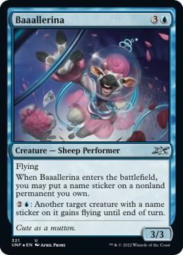 Baaallerina (Galaxy Foil) 321 card from Unfinity