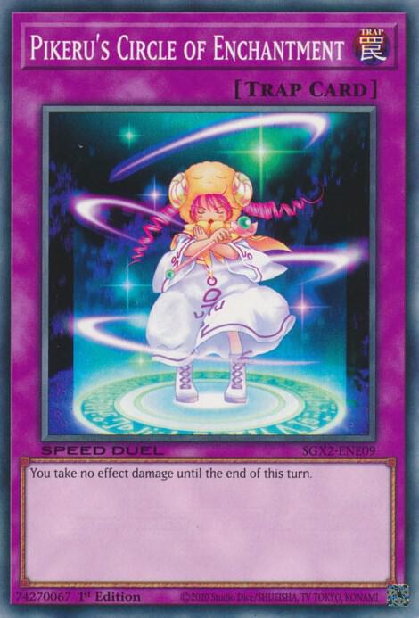 Pikeru's Circle of Enchantment SGX2-ENE09 card from Speed Duel GX: Midterm Paradox