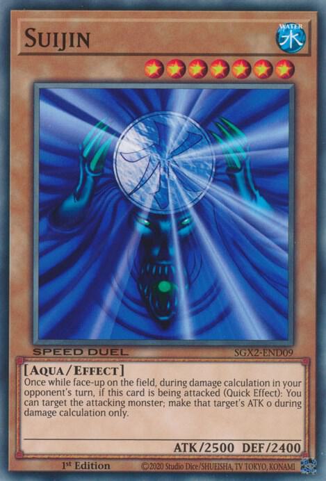 Suijin SGX2-END09 card from Speed Duel GX: Midterm Paradox