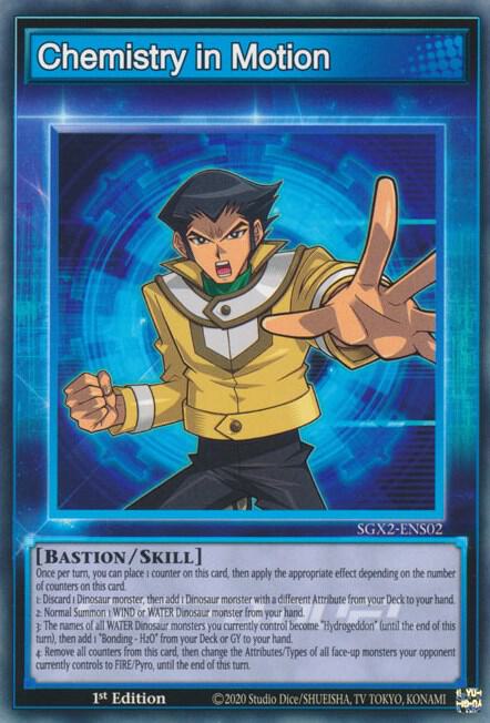 Chemistry in Motion SGX2-ENS02 card from Speed Duel GX: Midterm Paradox
