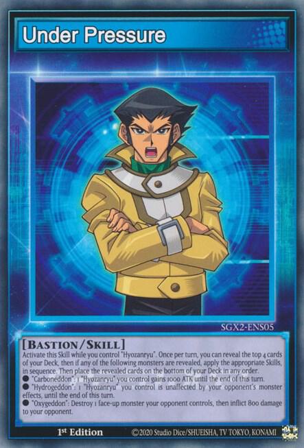 Under Pressure SGX2-ENS05 card from Speed Duel GX: Midterm Paradox