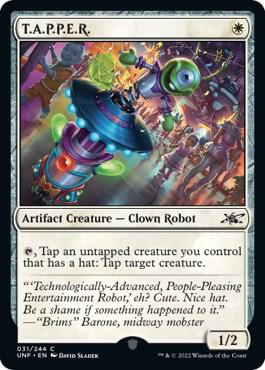 T.A.P.P.E.R. 31 card from Unfinity