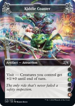 Kiddie Coaster (2-3-6) 219 card from Unfinity