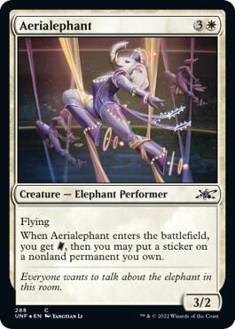 Aerialephant (Galaxy Foil) 288 card from Unfinity