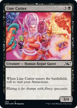 Line Cutter (Galaxy Foil) 366 card from Unfinity
