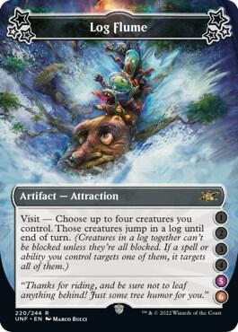 Log Flume (5-6) 220 card from Unfinity