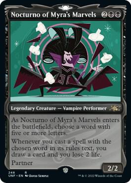 Nocturno of Myra's Marvels (Showcase) 248 card from Unfinity