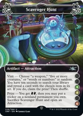 Scavenger Hunt (3-4-6) 226 card from Unfinity