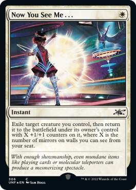 Now You See Me... (Galaxy Foil) 306 card from Unfinity
