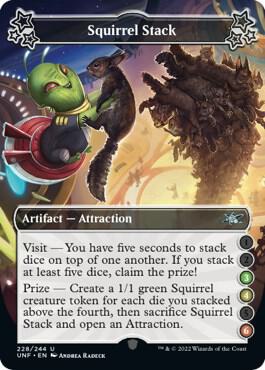 Squirrel Stack (3-4-6) 228 card from Unfinity
