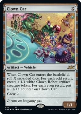 Clown Car (Galaxy Foil) 472 card from Unfinity